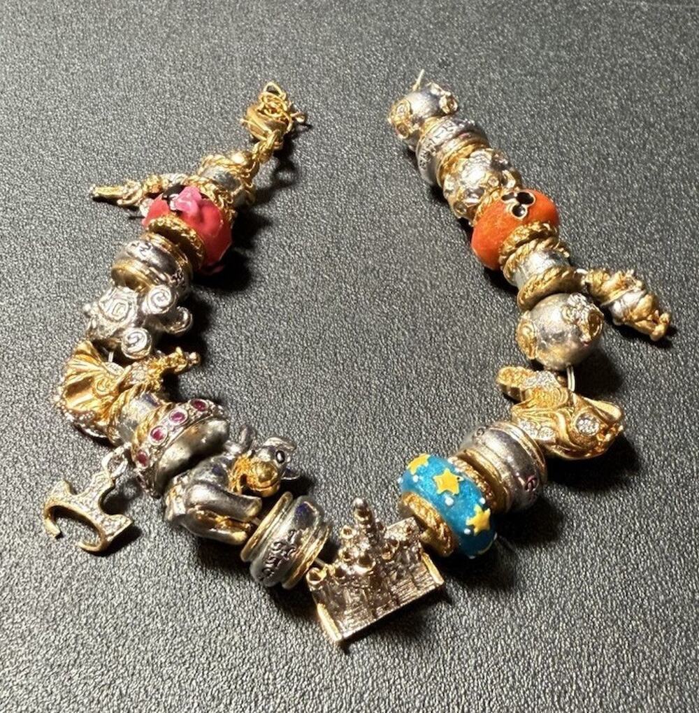 I Wish You Licensed Disney RARE RETIRED The Bradford Exchange Charm Bracelet